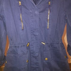 Navy blue "military" jacket